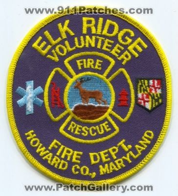 Elk Ridge Volunteer Fire Rescue Department (Maryland)
Scan By: PatchGallery.com
Keywords: dept. howard co. county