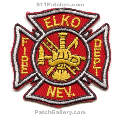 Elko Fire Department Patch (Nevada)
Scan By: PatchGallery.com
Keywords: dept. nev.
