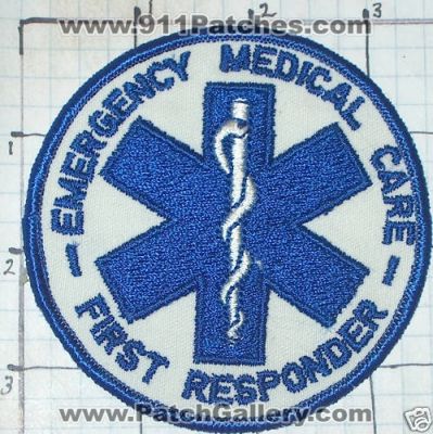 Emergency Medical Care First Responder (UNKNOWN STATE)
Thanks to swmpside for this picture.
Keywords: ems