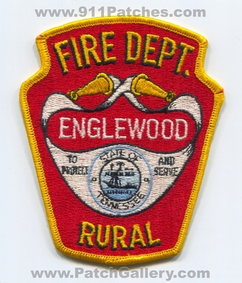 Englewood Rural Fire Department Patch (Tennessee)
Scan By: PatchGallery.com
Keywords: dept. to protect and serve