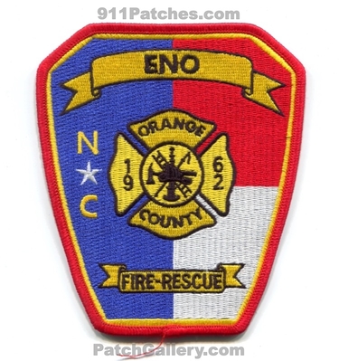 Eno Fire Rescue Department Orange County Patch (North Carolina)
Scan By: PatchGallery.com
Keywords: dept. co. 1962