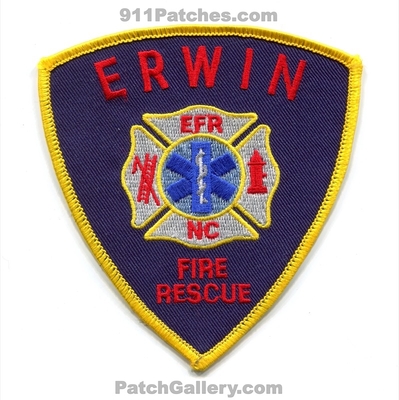 Erwin Fire Rescue Department Patch (North Carolina)
Scan By: PatchGallery.com
Keywords: dept. efr