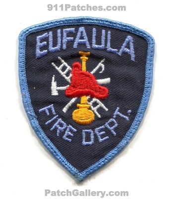 Eufaula Fire Department Patch (Alabama)
Scan By: PatchGallery.com
Keywords: dept.