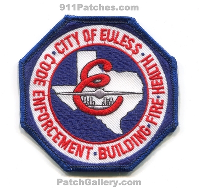 Euless Code Enforcement Building Fire Health Patch (Texas)
Scan By: PatchGallery.com
Keywords: city of police department dept.