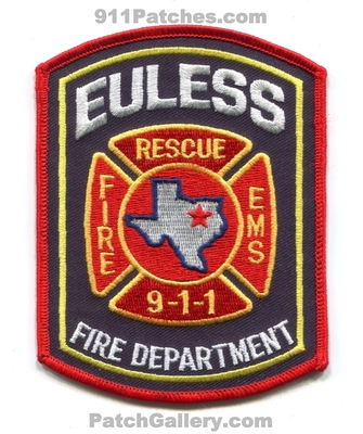 Euless Fire Rescue Department Patch (Texas)
Scan By: PatchGallery.com
Keywords: dept. ems 911 9-1-1