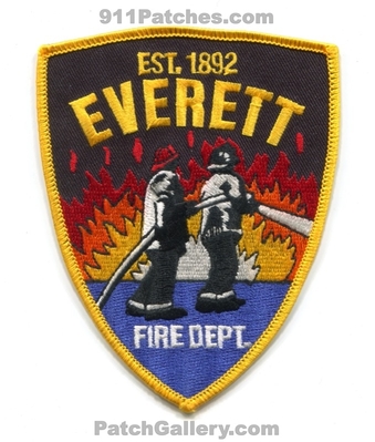 Everett Fire Department Patch (Washington)
Scan By: PatchGallery.com
Keywords: dept. est. 1892