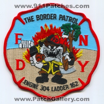 New York City Fire Department FDNY Engine 304 Ladder 162 Patch (New York)
Scan By: PatchGallery.com
Keywords: of dept. f.d.n.y. company co. station the border patrol