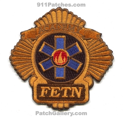 Fire and Emergency Television Network FETN Academy Fire EMS Patch (New York)
Scan By: PatchGallery.com
Keywords: & f.e.t.n. tv show department dept.