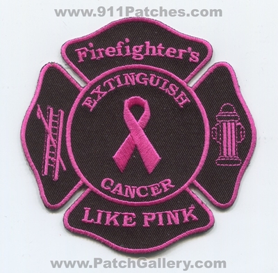 Firefighters Like Pink Extinguish Breast Cancer Fire Department Patch (No State Affiliation)
Scan By: PatchGallery.com
Keywords: dept.