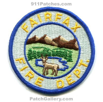 Fairfax Fire Department Patch (California)
Scan By: PatchGallery.com
Keywords: dept.
