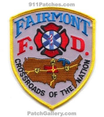 Fairmont Fire Department Patch (Nebraska)
Scan By: PatchGallery.com
Keywords: dept. f.d. fd crossroads of the nation