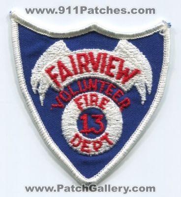 Fairview Fire Department 13 (UNKNOWN STATE)
Scan By: PatchGallery.com
Keywords: dept.