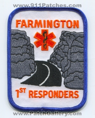 Farmington First Responders EMS Patch (UNKNOWN STATE)
Scan By: PatchGallery.com
Keywords: 1st emergency medical services ambulance