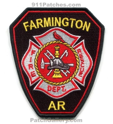 Farmington Fire Rescue Department Patch (Arkansas)
Scan By: PatchGallery.com
[b]Patch Made By: 911Patches.com[/b]
Keywords: dept.