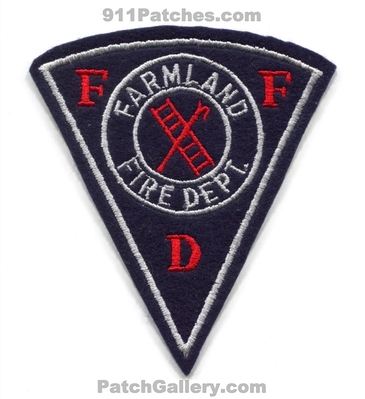 Farmland Fire Department Patch (Indiana)
Scan By: PatchGallery.com
Keywords: dept. ffd