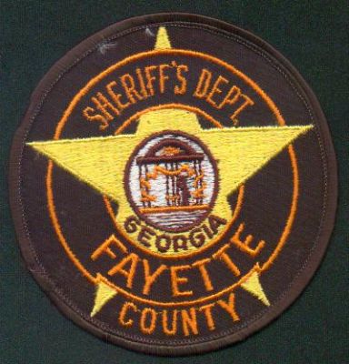Fayette County Sheriff's Dept
Thanks to EmblemAndPatchSales.com for this scan.
Keywords: georgia sheriffs department