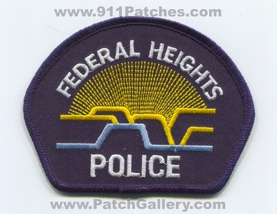 Federal Heights Police Department Patch (Colorado)
Scan By: PatchGallery.com
Keywords: dept.