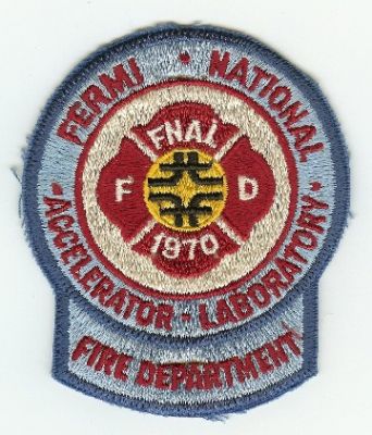 Fermi National Accelerator Laboratory Fire Department
Thanks to PaulsFirePatches.com for this scan.
Keywords: illinois fnal