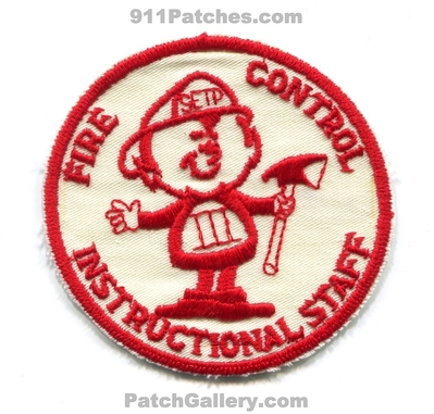 Fire Control Instructional Staff SETP Patch (California)
Scan By: PatchGallery.com
