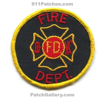 Fire Department Patch (No State Affiliation)
Scan By: PatchGallery.com
Keywords: dept. fd