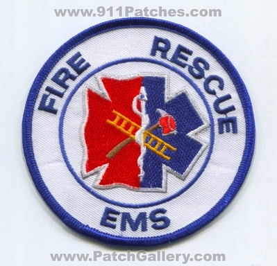 Fire Rescue EMS Department Patch (No State Affiliation)
Scan By: PatchGallery.com
Keywords: Blank Generic Stock emergency medical services ambulance dept.