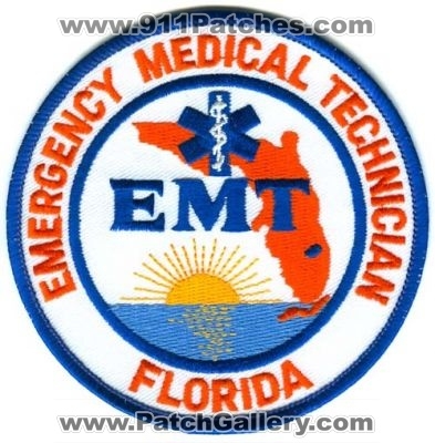 Florida State Emergency Medical Technician EMT Patch (Florida)
Scan By: PatchGallery.com
Keywords: ems certified ambulance