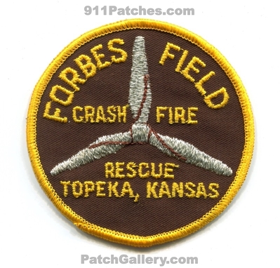Forbes Field Fire Department Crash Fire Rescue CFR Topeka Military Patch (Kansas)
Scan By: PatchGallery.com
Keywords: dept. arff aircraft airport firefighter firefighting usaf