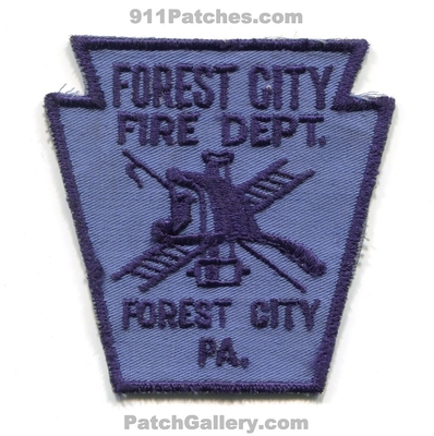 Forest City Fire Department Patch (Pennsylvania)
Scan By: PatchGallery.com
Keywords: dept.