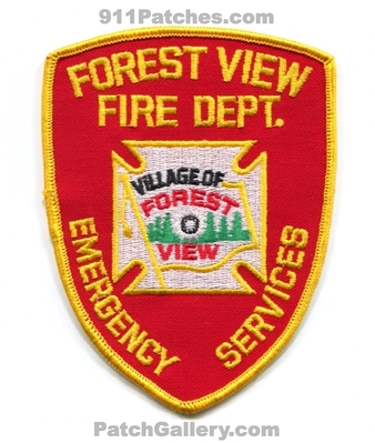 Forest View Fire Department Emergency Services Patch (Illinois)
Scan By: PatchGallery.com
Keywords: village of