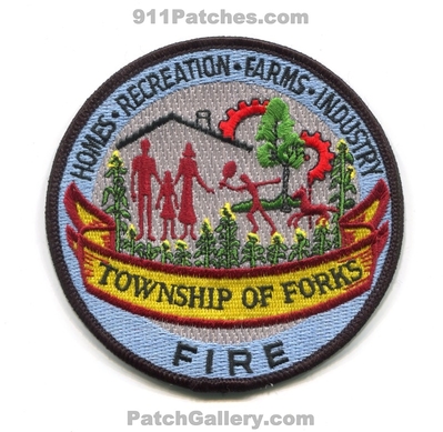 Forks Township Fire Department Patch (Pennsylvania)
Scan By: PatchGallery.com
Keywords: twp. of dept. homes recreation farms industry