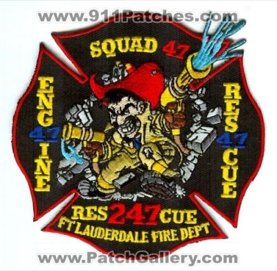 Fort Lauderdale Fire Rescue Department Station 47 (Florida)
Scan By: PatchGallery.com
Keywords: ft. dept. engine squad 247