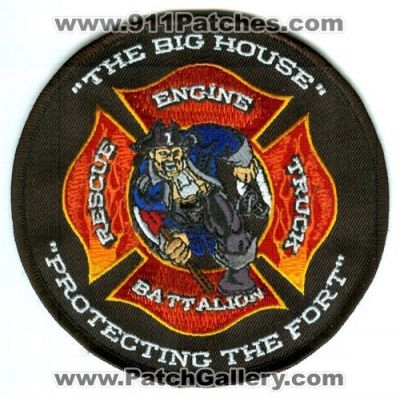 Fort Wayne Fire Department Station 1 Patch (Indiana)
[b]Scan From: Our Collection[/b]
[b]Patch Made By: 911Patches.com[/b]
Keywords: ft. dept. company engine truck rescue battalion the big house protecting the