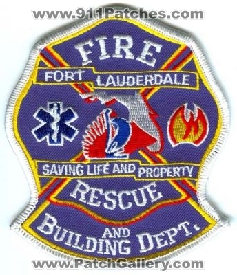 Fort Lauderdale Fire Rescue and Building Department Patch (Florida)
Scan By: PatchGallery.com
Keywords: ft. dept. & saving life and property