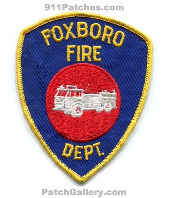 Foxboro Fire Department Patch (Massachusetts)
Scan By: PatchGallery.com
Keywords: dept.