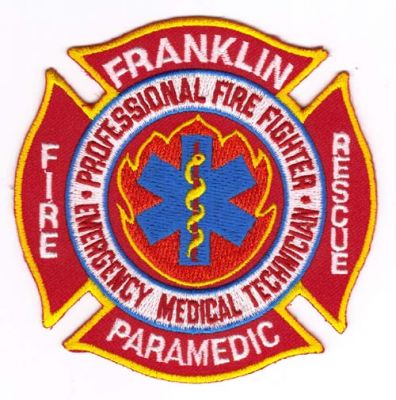 Franklin Fire Rescue Paramedic
Thanks to Michael J Barnes for this scan.
Keywords: massachusetts rescue professional fighter emergency medical technician
