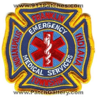 Franklin Township Emergency Medical Services Patch (Indiana)
[b]Scan From: Our Collection[/b]
Keywords: ems twp indianapolis