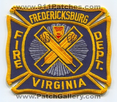Fredericksburg Fire Department Patch (Virginia)
Scan By: PatchGallery.com
Keywords: dept.