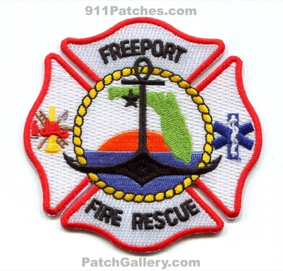 Freeport Fire Rescue Department Patch (Florida)
Scan By: PatchGallery.com
Keywords: dept.
