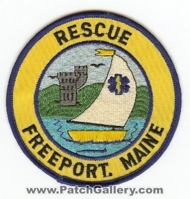 Freeport Rescue
Thanks to PaulsFirePatches.com for this scan.
Keywords: maine