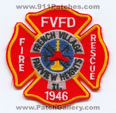 French Village Fire Rescue Department Fairview Heights Patch (Illinois)
Scan By: PatchGallery.com
Keywords: dept. fvfd il.
