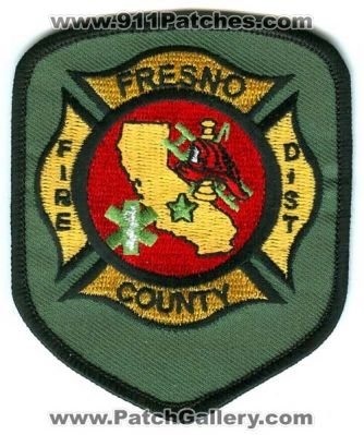 Fresno County Fire District Patch (California)
[b]Scan From: Our Collection[/b]
