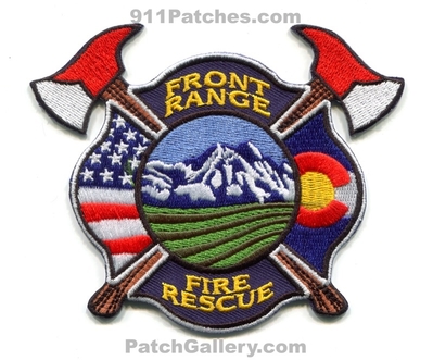 Front Range Fire Rescue Department Patch (Colorado)
[b]Scan From: Our Collection[/b]
Keywords: dept.
