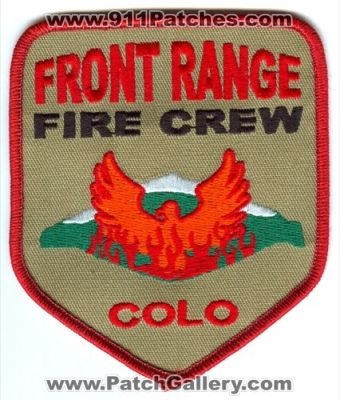 Front Range Fire Crew Wildland Patch (Colorado)
[b]Scan From: Our Collection[/b]
(Confirmed)
Keywords: forest wildfire