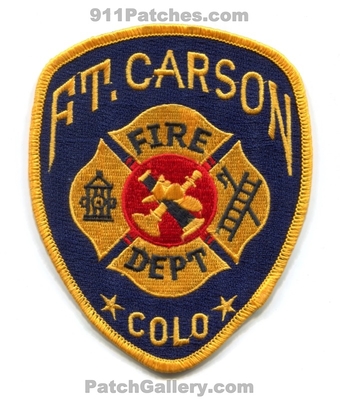 Fort Carson Fire Department US Army Military Patch (Colorado)
[b]Scan From: Our Collection[/b]
Keywords: ft. dept. colo.