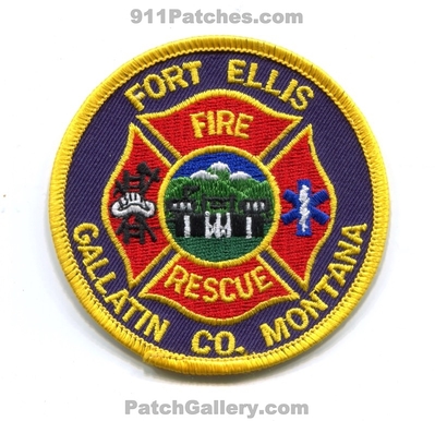 Fort Ellis Fire Rescue Department Gallatin County Patch (Montana)
Scan By: PatchGallery.com
Keywords: ft. dept. co.