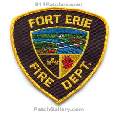 Fort Erie Fire Department Patch (Canada Ontario) (Confirmed)
Scan By: PatchGallery.com
Keywords: ft. dept.