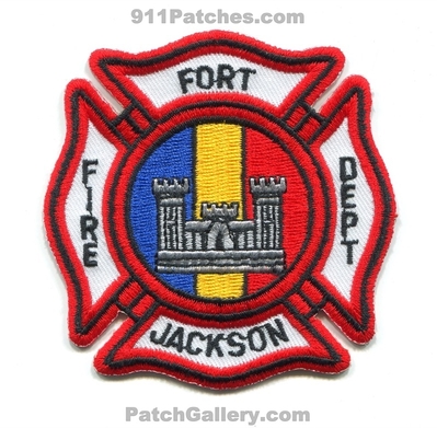 Fort Jackson Fire Department US Army Military Patch (South Carolina)
Scan By: PatchGallery.com
Keywords: ft. dept.