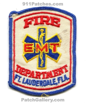 Fort Lauderdale Fire Department EMT Patch (Florida)
Scan By: PatchGallery.com
Keywords: ft. dept.