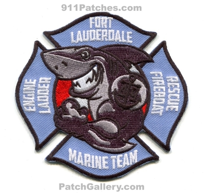 Fort Lauderdale Fire Rescue Department Station 49 Patch (Florida)
Scan By: PatchGallery.com
Keywords: ft. dept. engine ladder fireboat marine team dive company co. shark