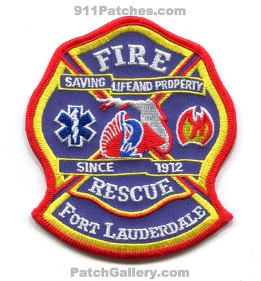 Fort Lauderdale Fire Rescue Department Patch (Florida)
Scan By: PatchGallery.com
Keywords: ft. dept. flfr saving life and property since 1912